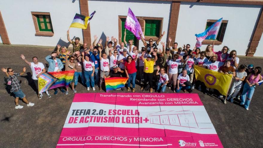 La Isla acoge un evento internacional del colectivo LGTBI+ en Corralejo