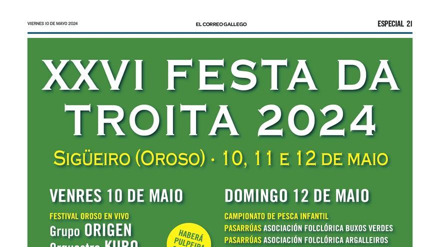 LE AQUI O ESPECIAL EN PDF DA FESTA DA TROITA DE OROSO 2024