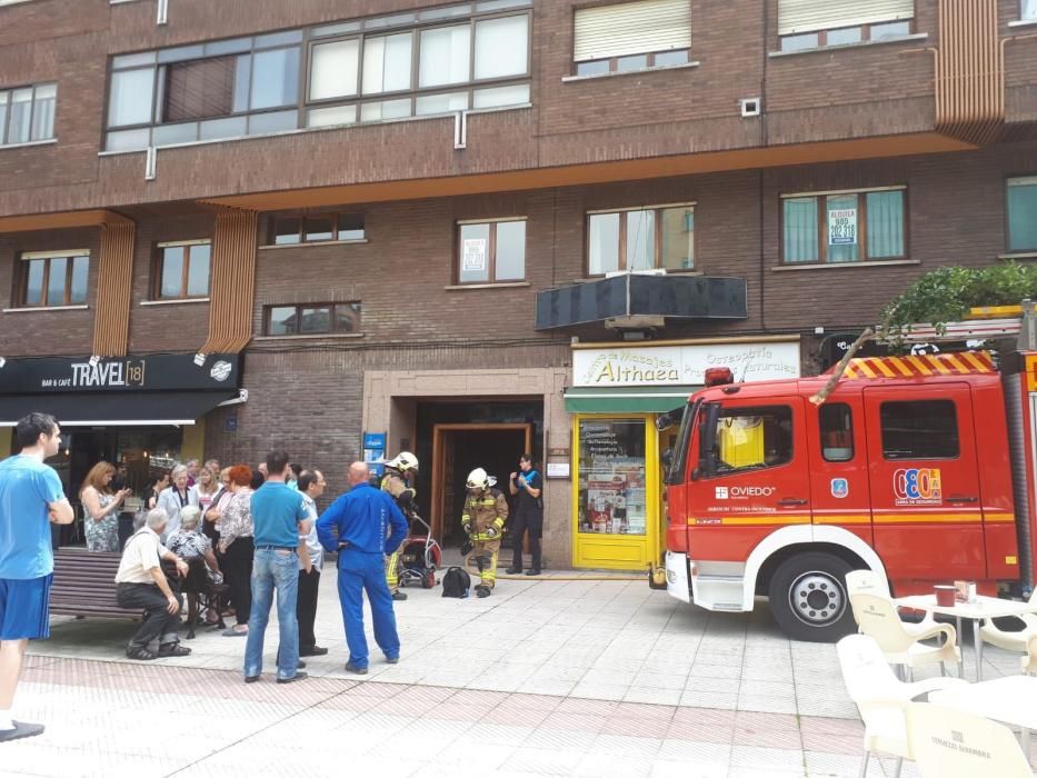 Incendio en Oviedo