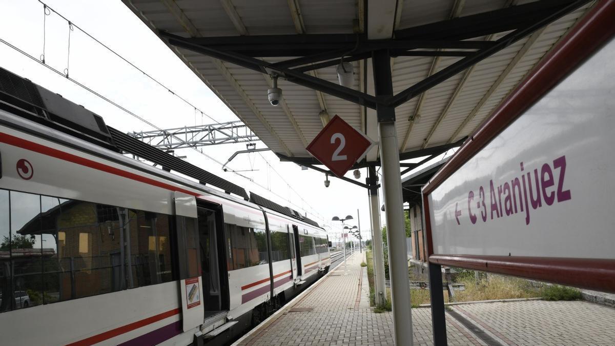 Estación de Cercanías en Aranjuez.