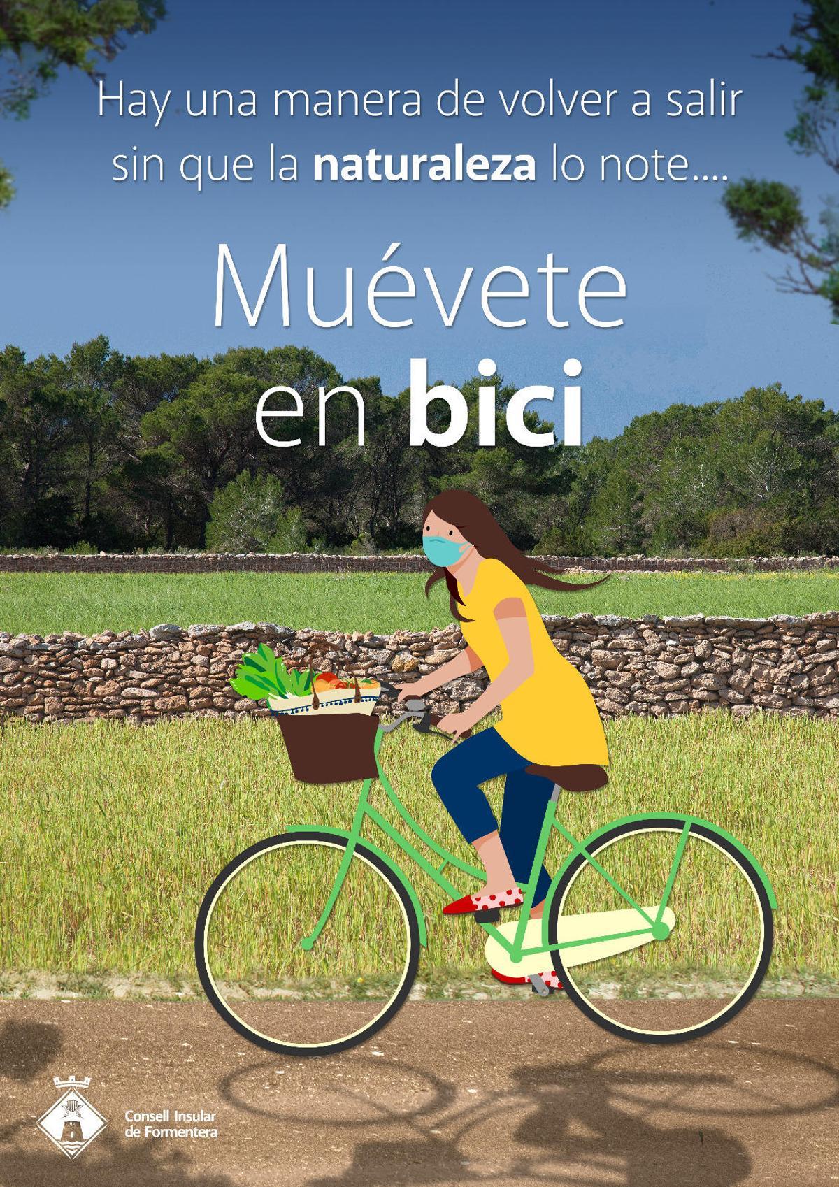 Cartel en castellano de la campaña.