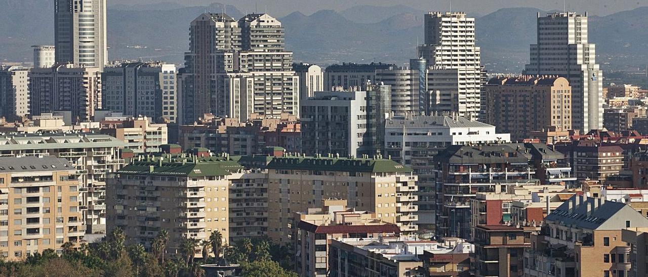 Edificios de viviendas en València.