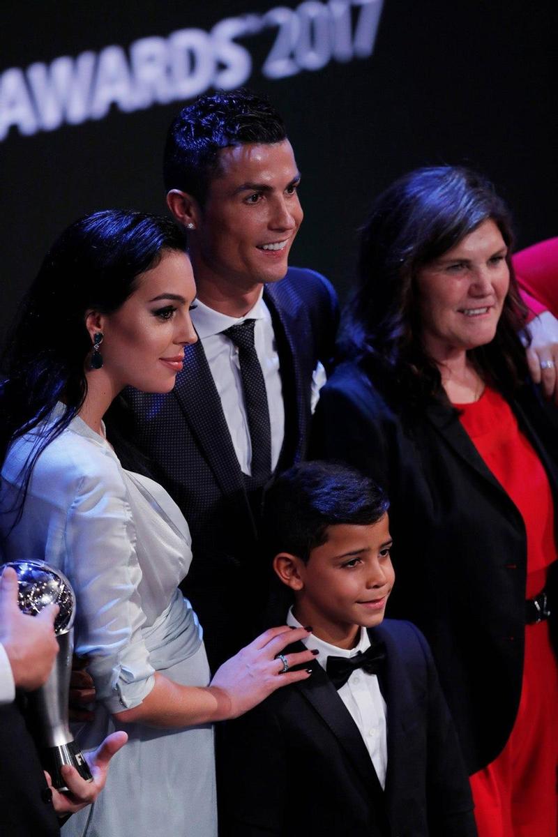 Georgina Rodríguez y Cristiano Ronaldo en los Premios The Best