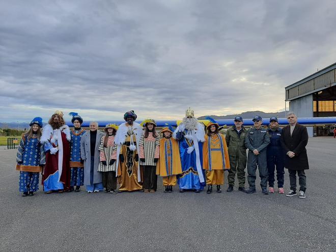 Los Reyes aterrizan en La Morgal