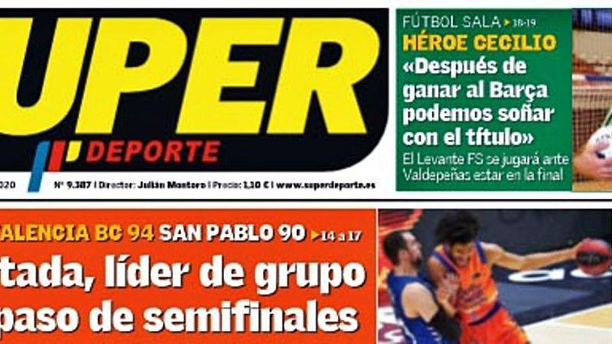 La portada de SUPER de este jueves 25 de junio