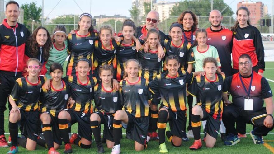 Selecció Catalana femenina amb la berguedana Jana Rueda