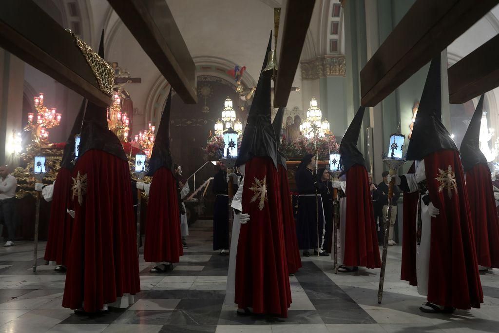 Procesión del Santo Entierro este Viernes Santo en Cartagena, en imágenes