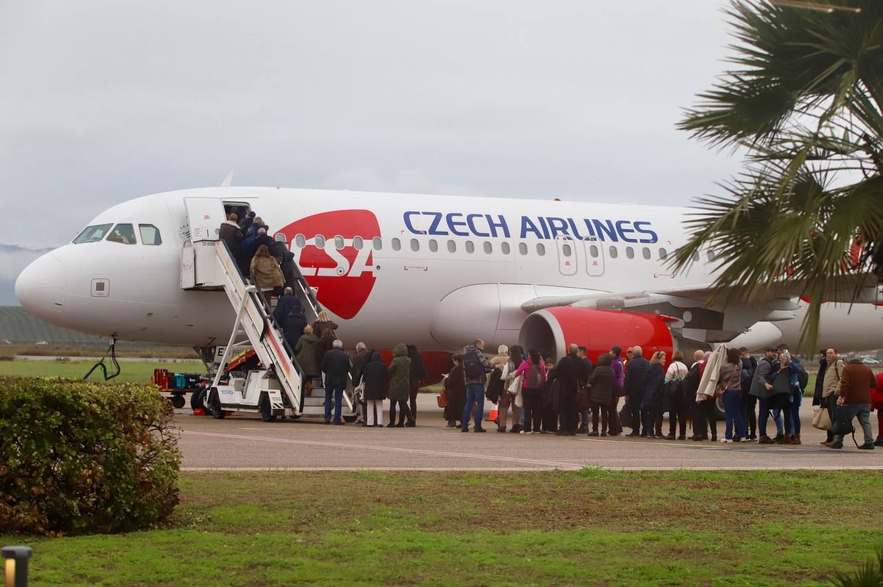 El vuelo a Praga despega del aeropuerto de Córdoba