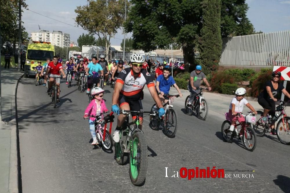 Ciclopaseo para clausular en Lorca los JDG