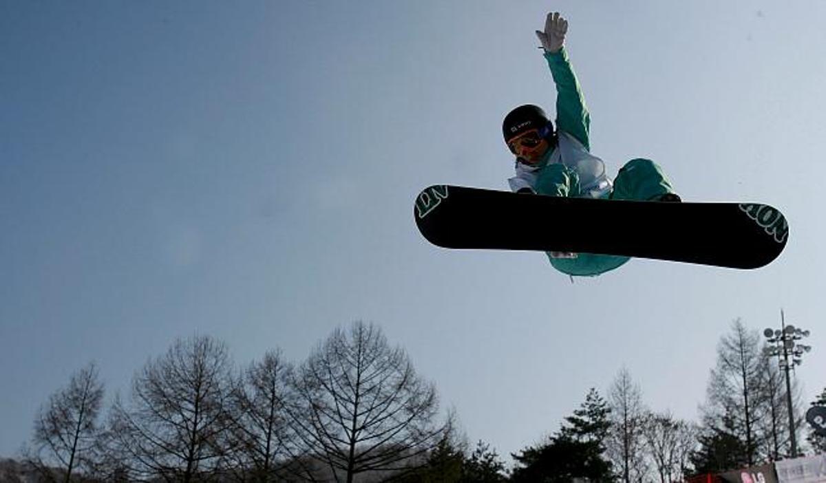 Sobrevolando la nieve