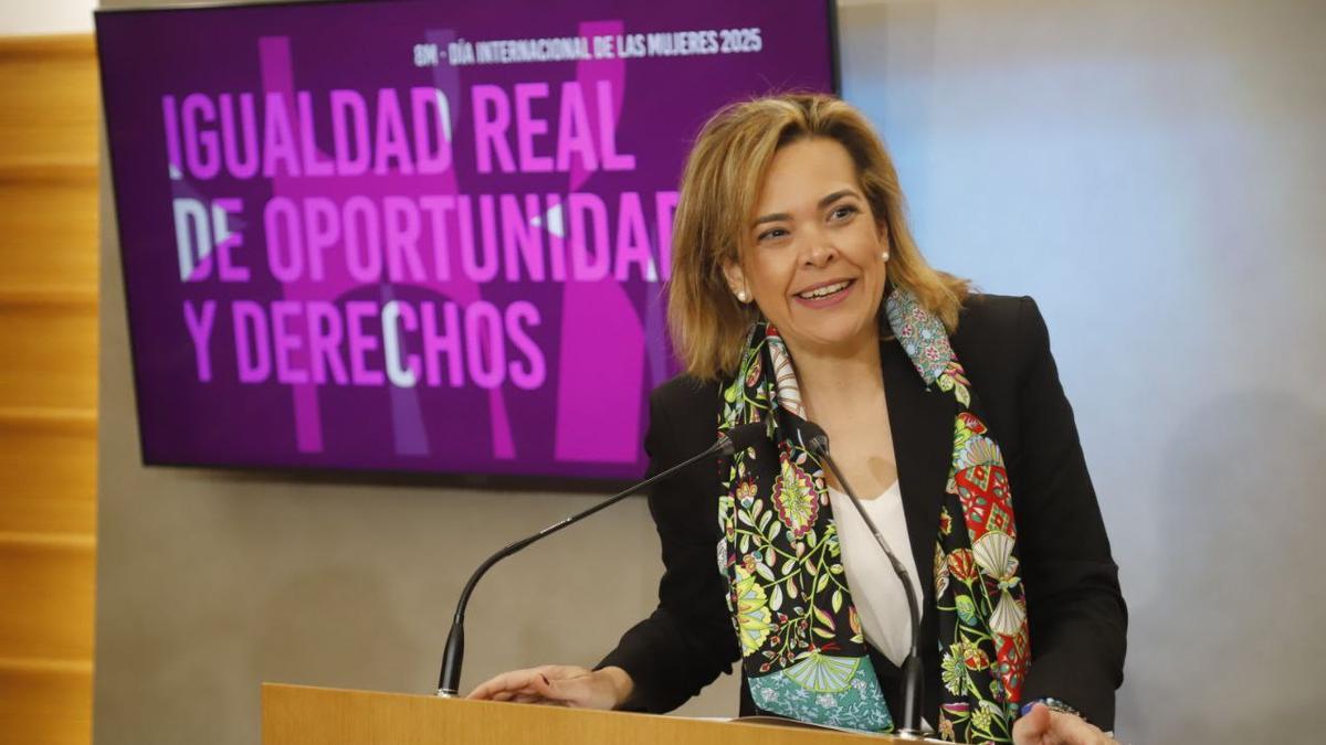 Auxiliadora Moreno presenta los actos del 8 de marzo.
