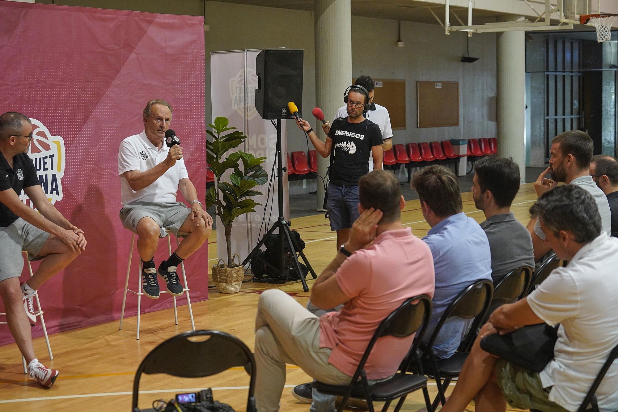 Presentació d'Aíto García Reneses com a nou entrenador del Bàsquet Girona