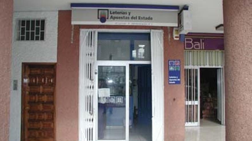 Imagen de la administración receptora que vendió los boletos afortunados,.