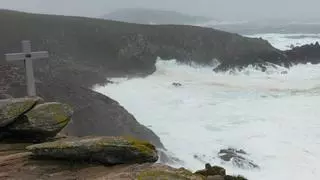 Los destrozos de Kirk en Galicia, en vídeos