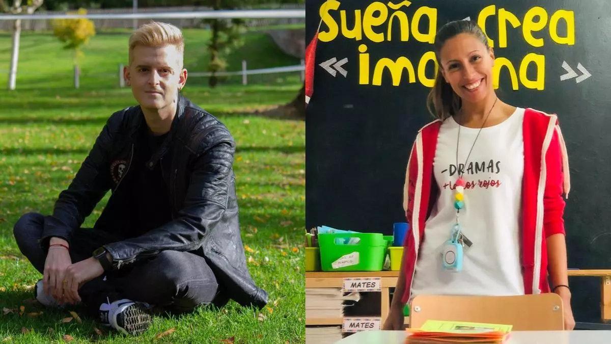José Ignacio Gago, profesor de educación secundaria, y Loida González, maestra de educación infantil, Premios Educa Abanca.