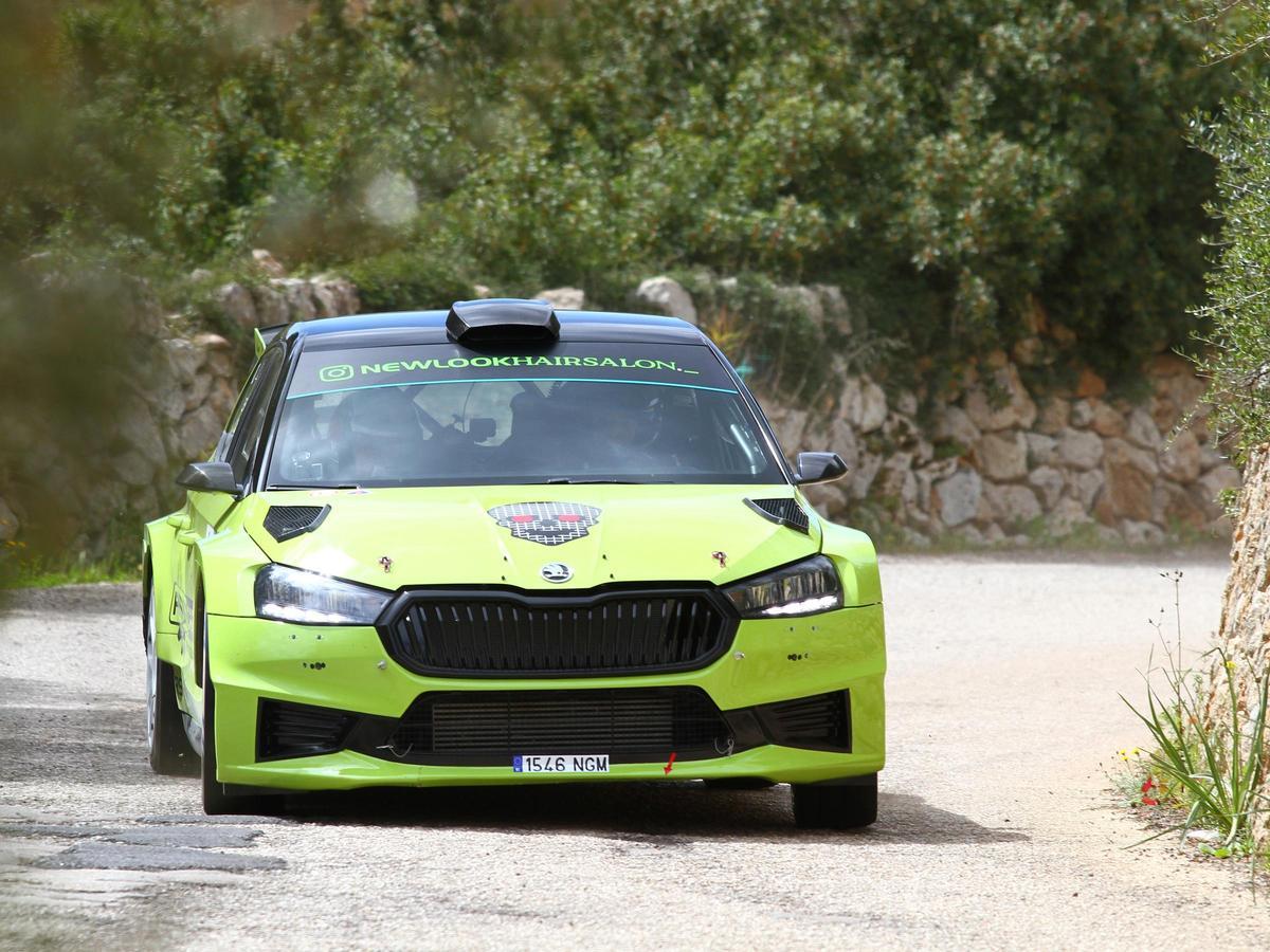 José Campaner, durante el Rallysprint Ses Salines.