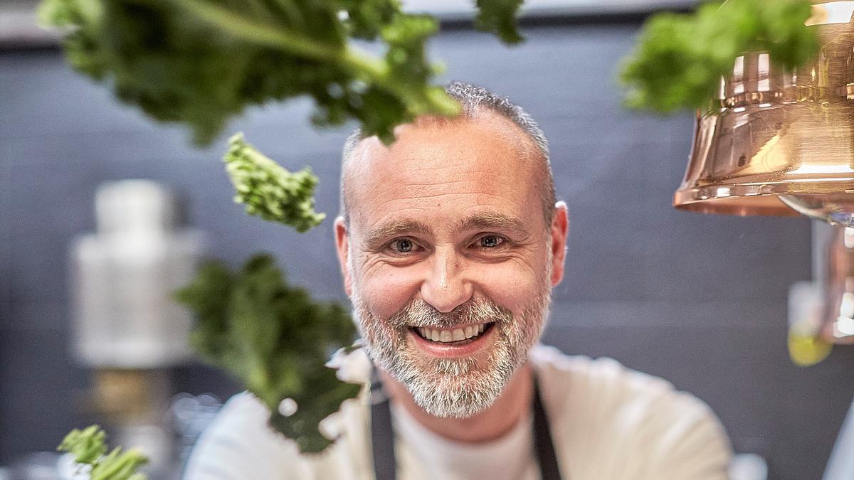 El chef de El Invernadero y Virens, Rodrigo de la Calle.