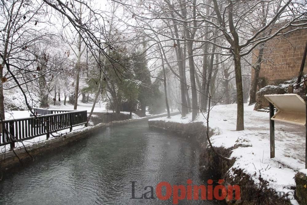 Nieve en las Fuentes del Marqués de Caravaca