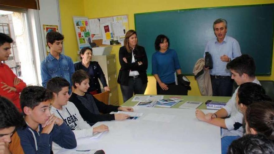 Acto de presentación del proyecto de innovación educativa en el IES Castro Alobre. // Iñaki Abella