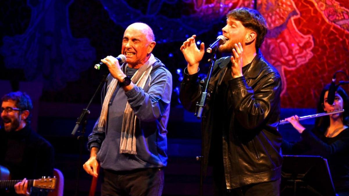 Imatges del concert d'homenatge a Lluís Llach al Palau de la Música