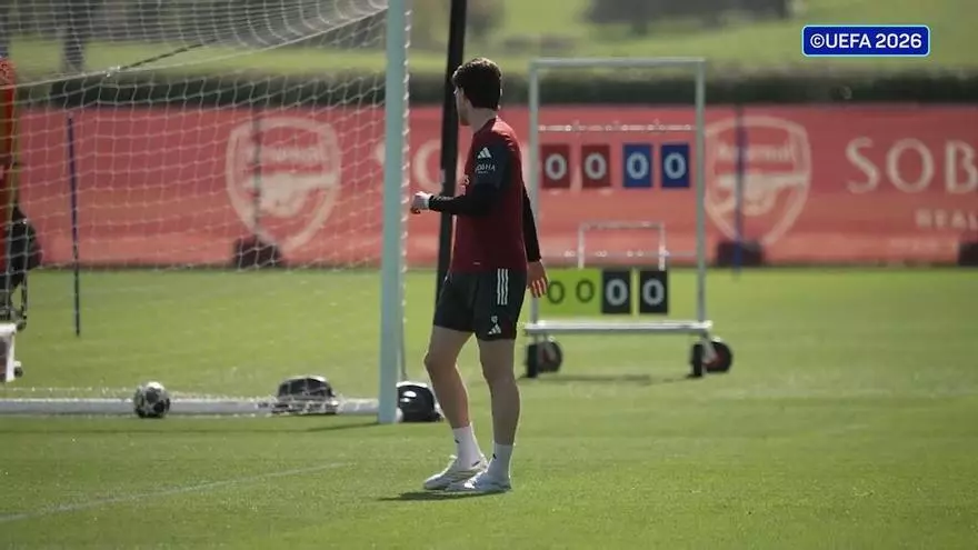 Declan Rice y Gabriel Magalhães vuelven a los entrenamientos del Arsenal