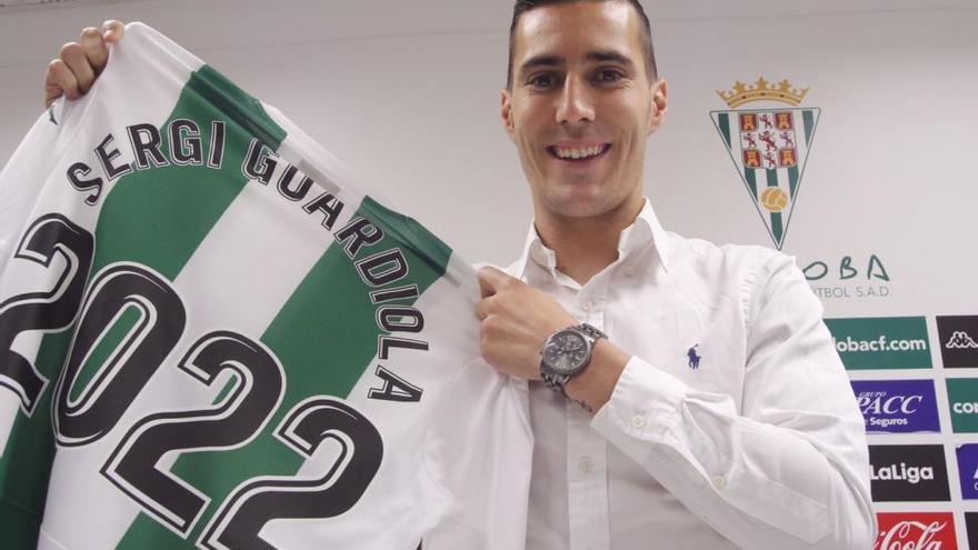 El Córdoba ata a Sergi Guardiola hasta 2022