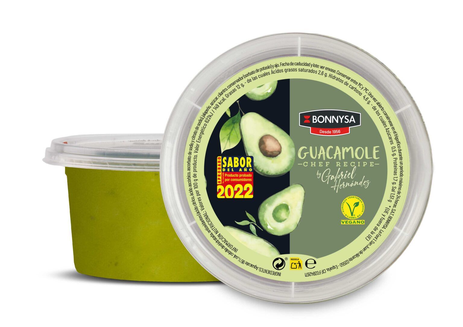 El Guacamole Chef Recipe de Bonnysa, empresa agroalimentaria alicantina líder en nuestro país, acaba de ser nombrado como “Sabor del Año” 2022. 