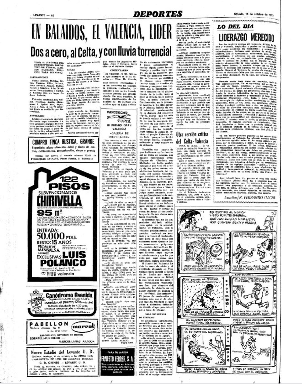Ejemplar de Levante-EMV del 13 de octubre