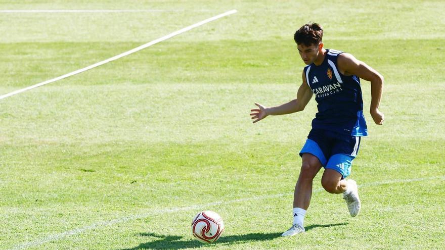 Pau Sans sigue sin entrenar en la vuelta al trabajo del Real Zaragoza