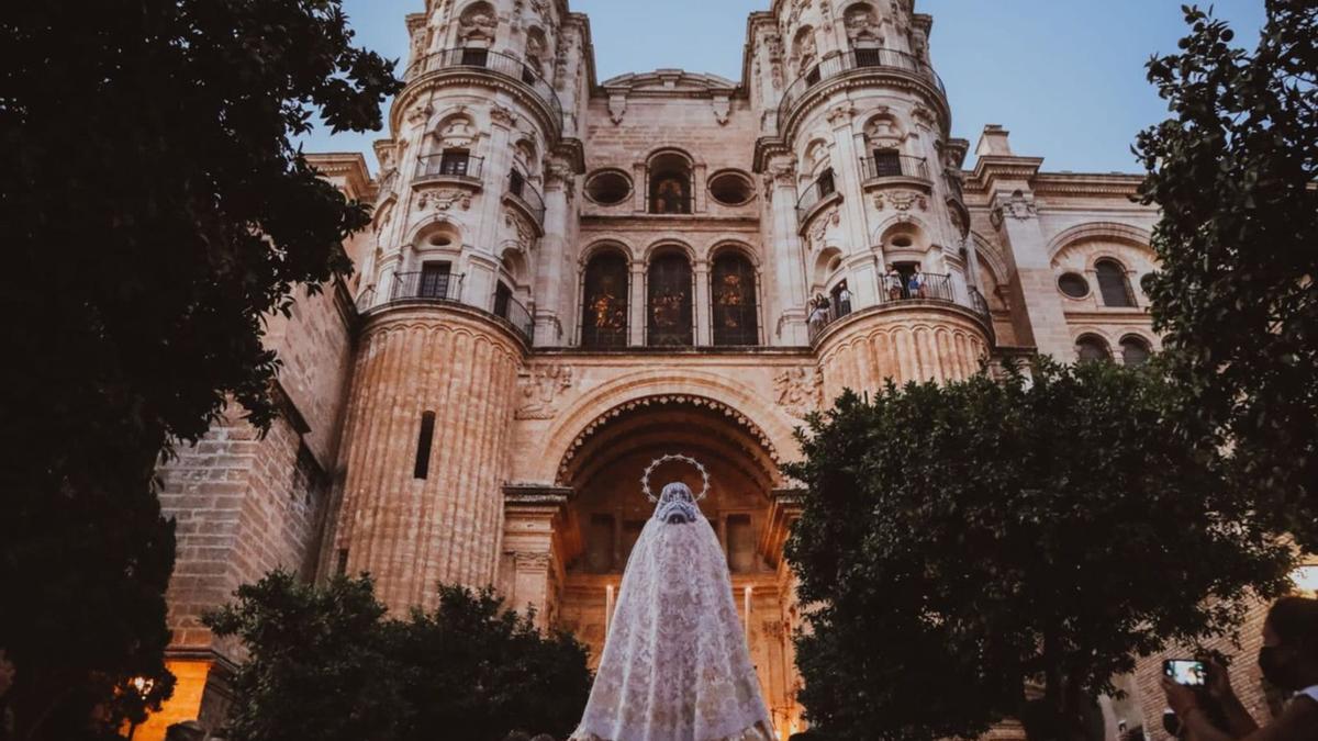 La Virgen del Rocío accede a la Catedral de Málaga el pasado 19 de septiembre