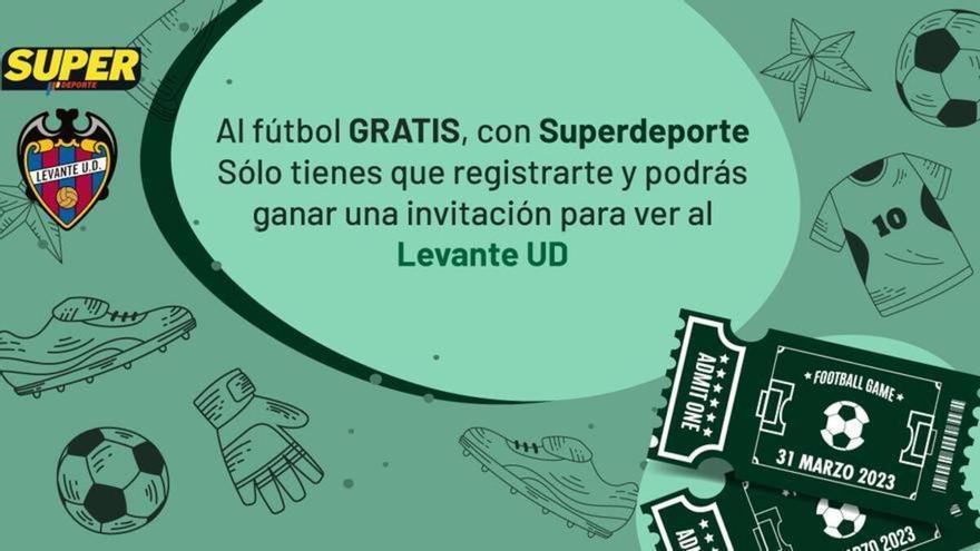 Sorteo SUPER: Ganadores de una entrada doble del Levante UD ante el Zaragoza