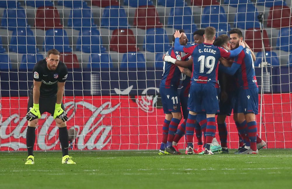 El Levante UD - Atlético, en imágenes