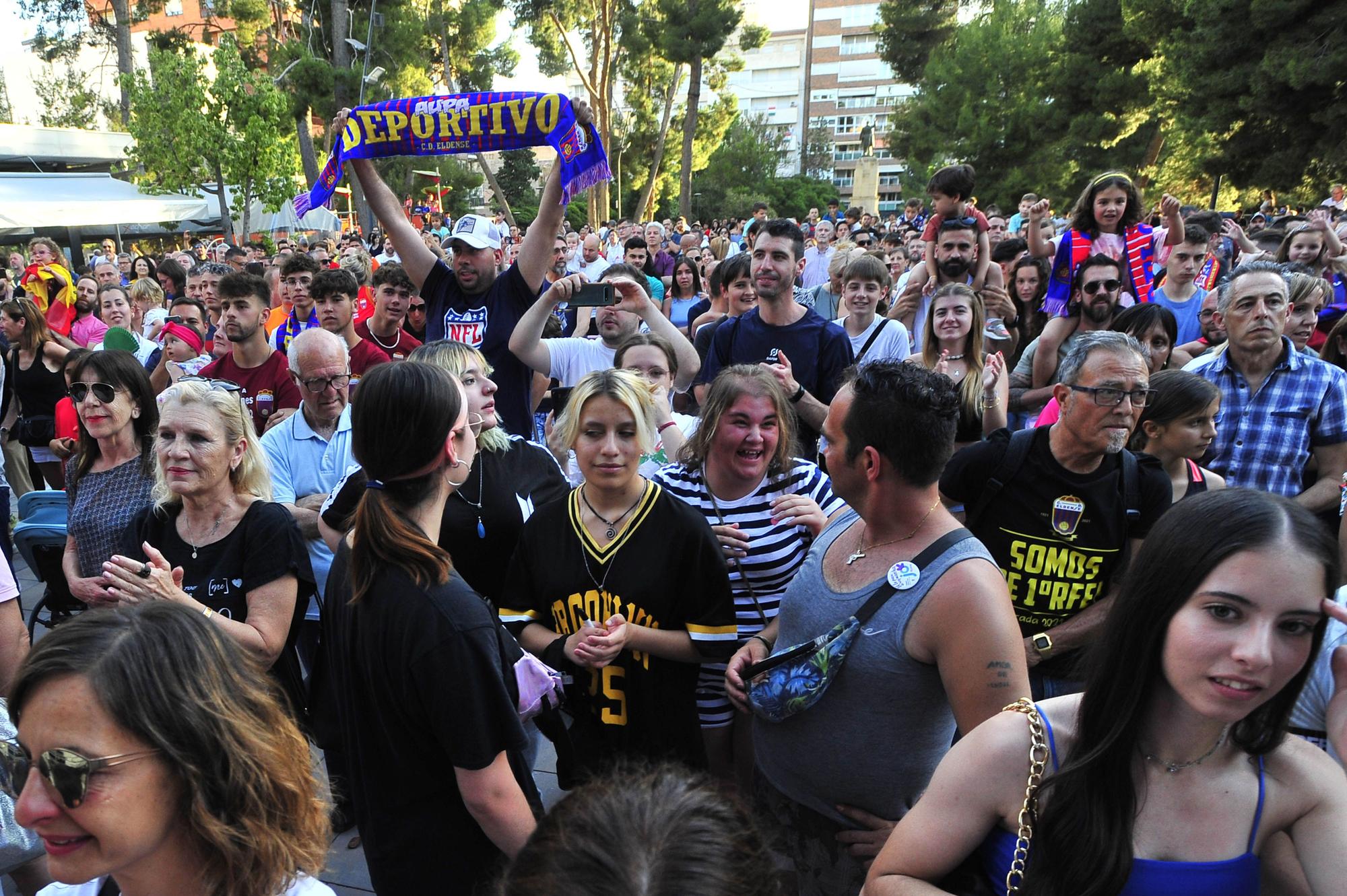 Celebración ascenso del Eldense