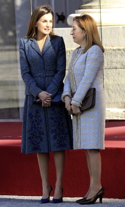 Felipe VI y la Reina Letizia reciben al presidente de Portugal