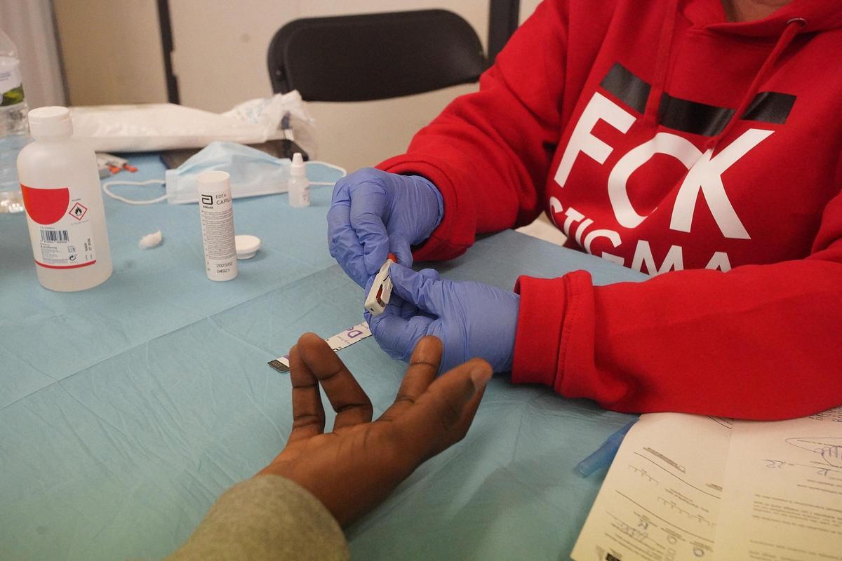 Un test de detecció precoç del VIH i la sida.