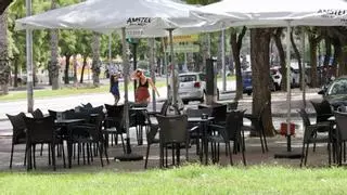 Las olas de calor dejan "inutilizadas" las terrazas de los bares y restaurantes de la Región