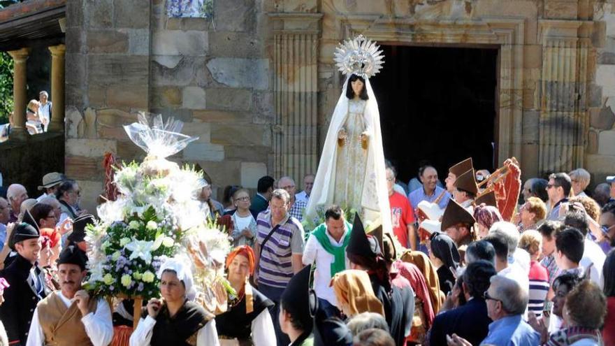 La procesión del Carbayu del pasado año.