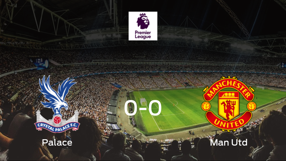 El Crystal Palace y el Manchester United empatan sin goles en el Selhurst Park (0-0)