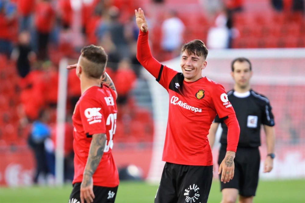 Real Mallorca kämpft weiter verbissen gegen den Abstieg. Der Zweitligist hat am Samstag (20.5.) im Stadion von Son Moix gegen Almería drei wichtige Punkte geholt.