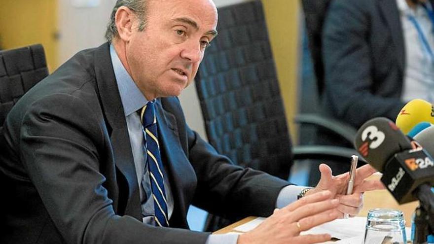 El ministre d&#039;Economia i Competitivitat en funcions, Luis de Guindos