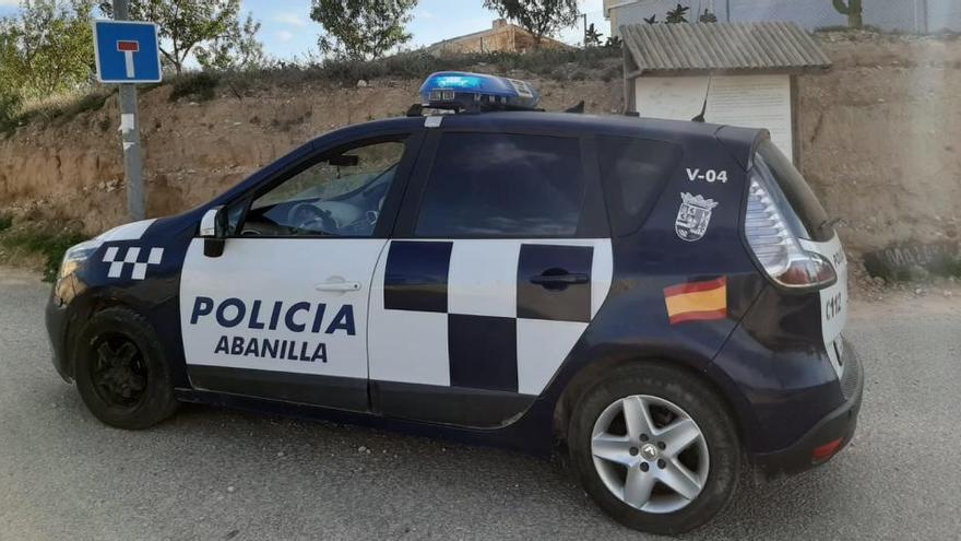 Coche de la Policía Local de Abanilla.