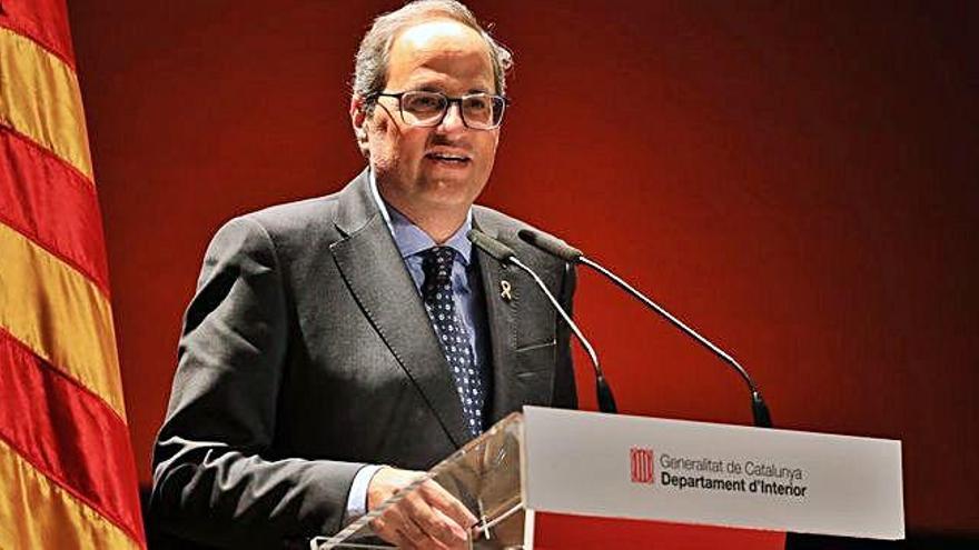 El president de la Generalitat, Quim Torra