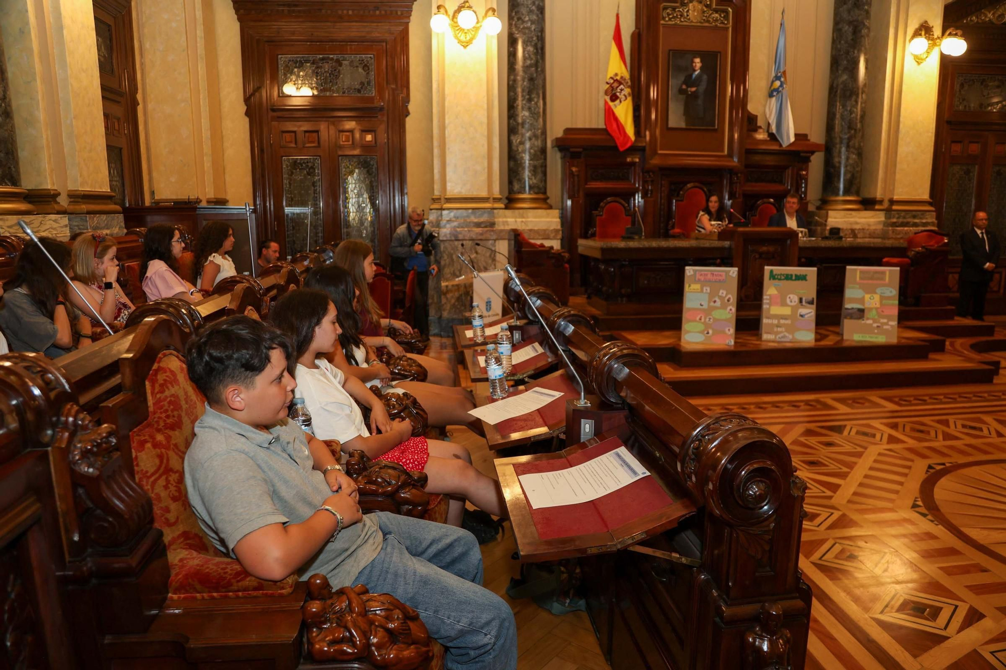 Pleno infantil en María Pita