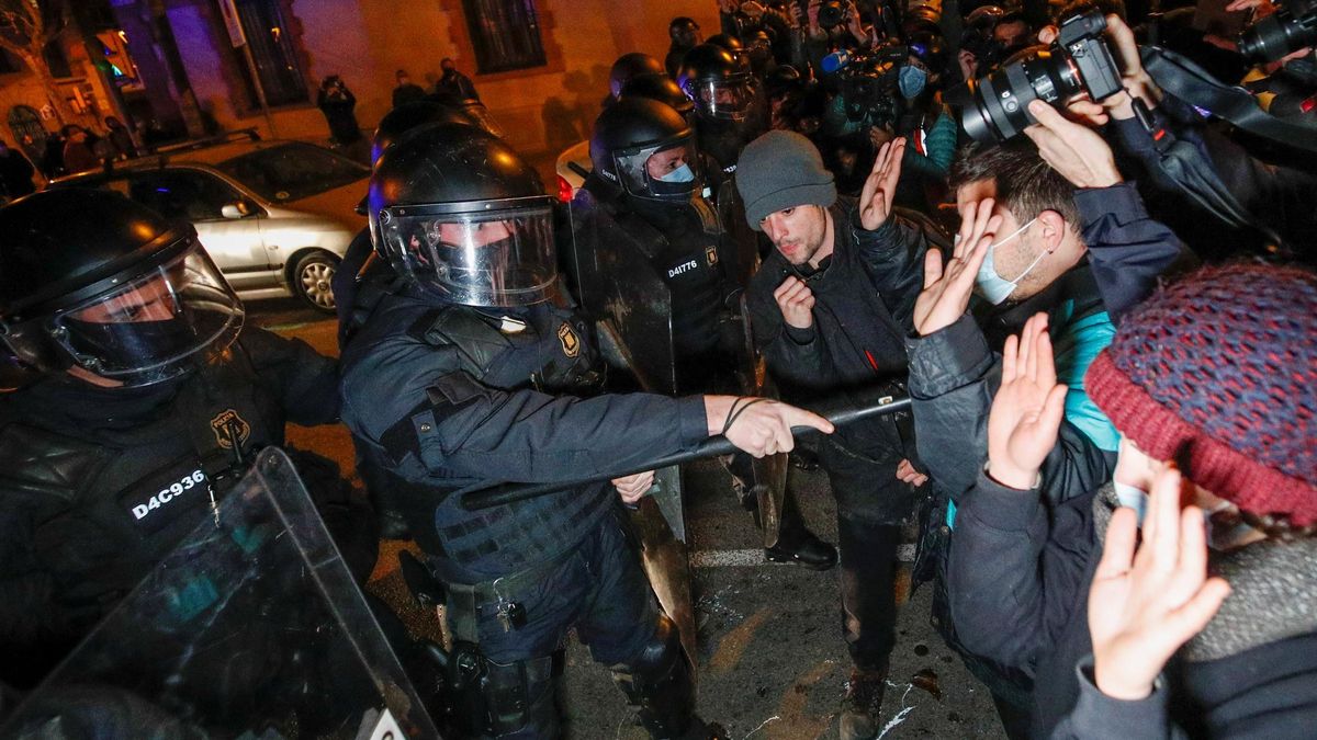 Nuevo sábado de protestas en Barcelona para pedir la libertad de Pablo Hasel