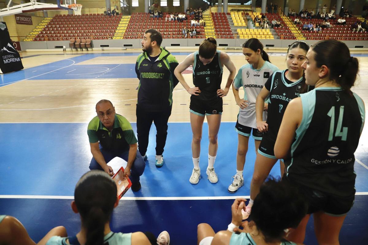 Un tiempo muerto del Cordobasket en la pasada temporada.