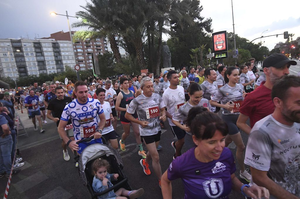 Carrera nocturna de Murcia, en imágenes