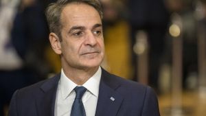 Archivo - El primer ministro de Grecia, Kyriakos Mitsotakis