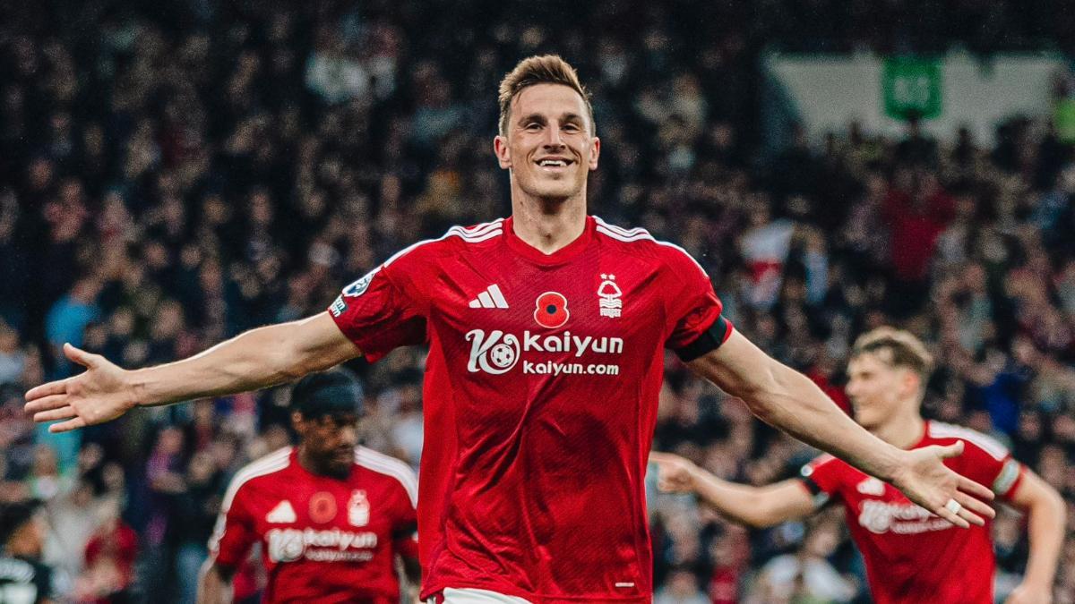 Chris Wood, máximo goleador del Nottingham y revelación de la Premier League