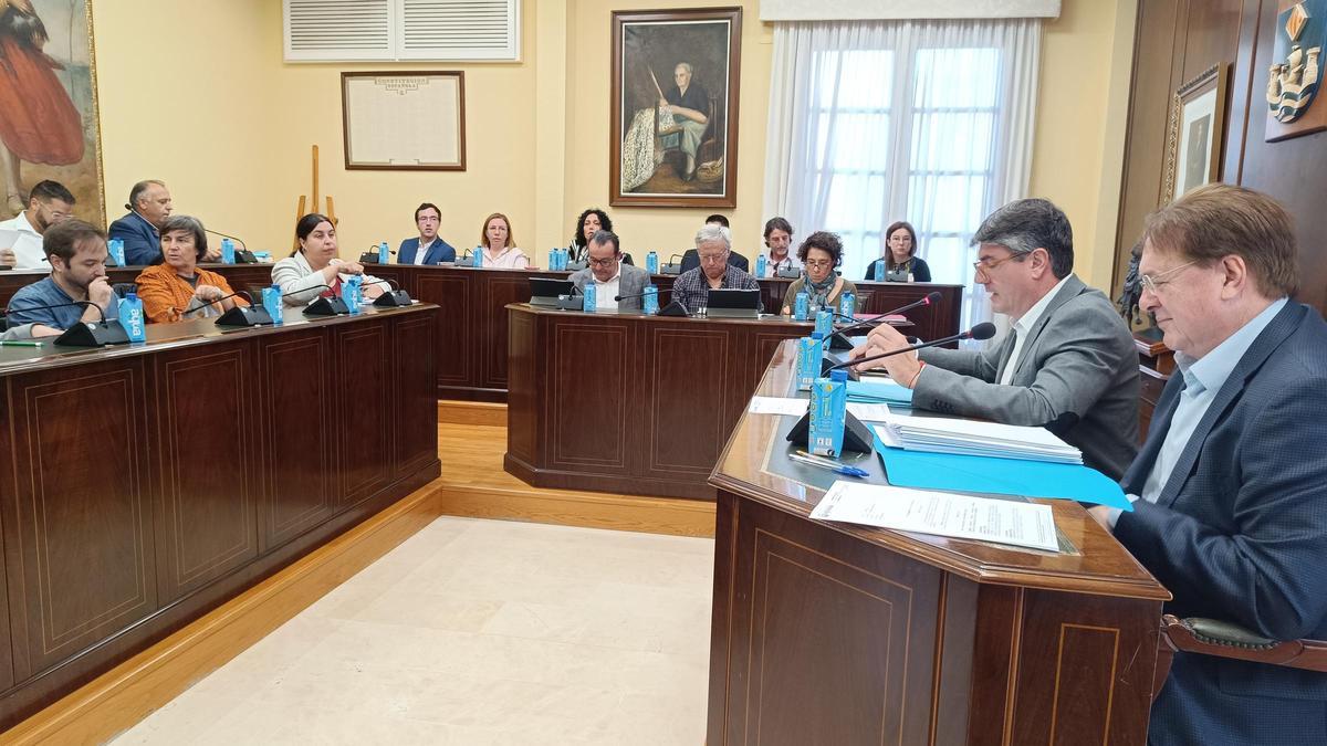 El pleno de La Vila Joiosa de este jueves.
