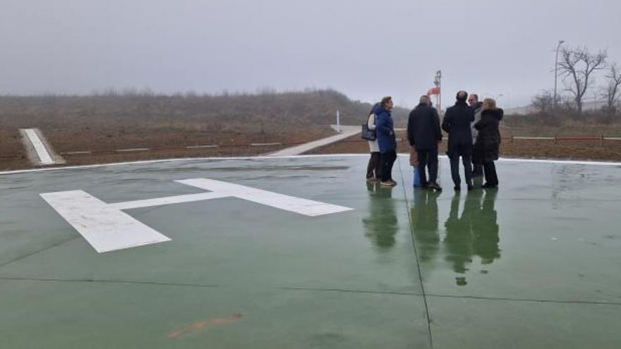 El helipuerto de Jaca ha realizado 15 vuelos desde su puesta en marcha en junio